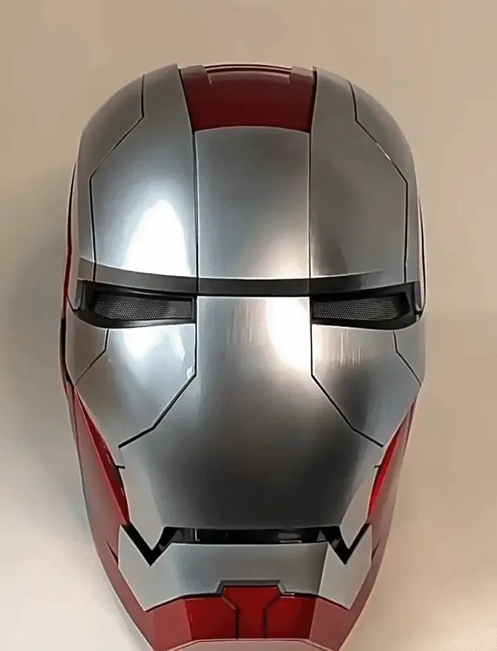auto king iron man helmet mark 5 Autoking Iron-Man MK with Jarvis Voice & Remote&Touch Controlled Open/Close Mask, 1:1Adult Wearable Super Hero Mask&Movie Prop for 2.4G remote control 11 Killerbody 1: 1 Collectible Iron