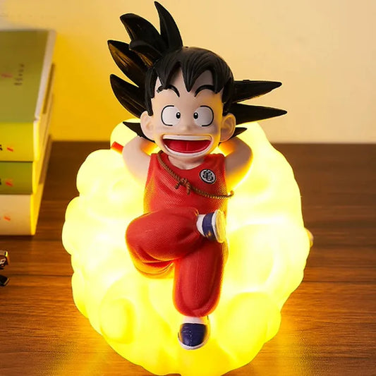 Kid Goku Flying Cloud LED Lamp – 15 cm Dragon Ball Collectible Light
