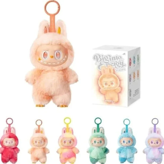 Labubu Plush Doll – 15 cm Cute Soft Toy Mystery Box with Bag Tag Keychain Kawaii Collectible - Drakon Lifestyle India