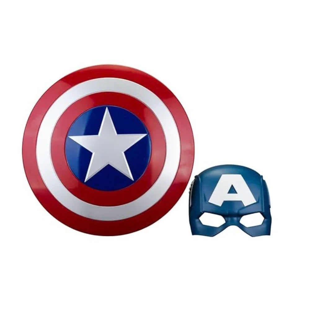 ZD Toys Captain America Shield & Mask Set For Kids – Cosplay Display Collection