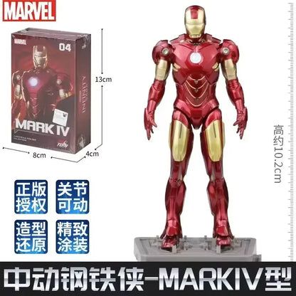 Iron Man Mark 4 Action Figure 10cm – Marvel Red & Gold Armor Collectible