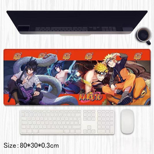 Naruto Anime Extended Gaming Mouse Pad / Desk Mat – 80×30 cm - Drakon Lifestyle India