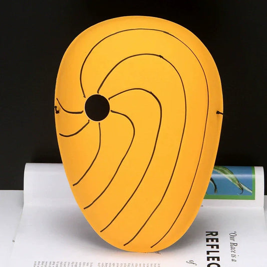 Naruto Obito Uchiha Spiral Cosplay Mask – Anime Prop Accessory - Drakon Lifestyle India