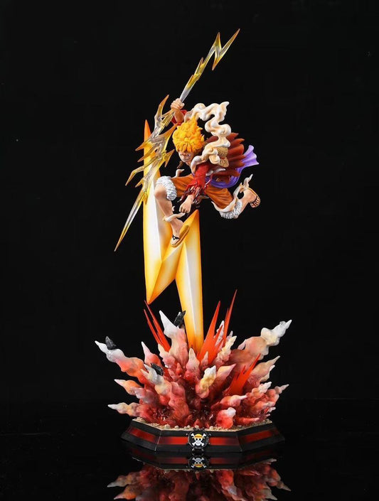 One Piece Luffy Gear 5 Lightning Bolt LED Action Figure – 50 cm (With Light) | Anime Collectible