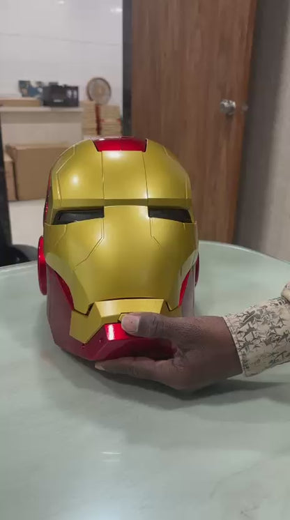 Iron Man Wearable Helmet with Touch Sensor & LED Lights