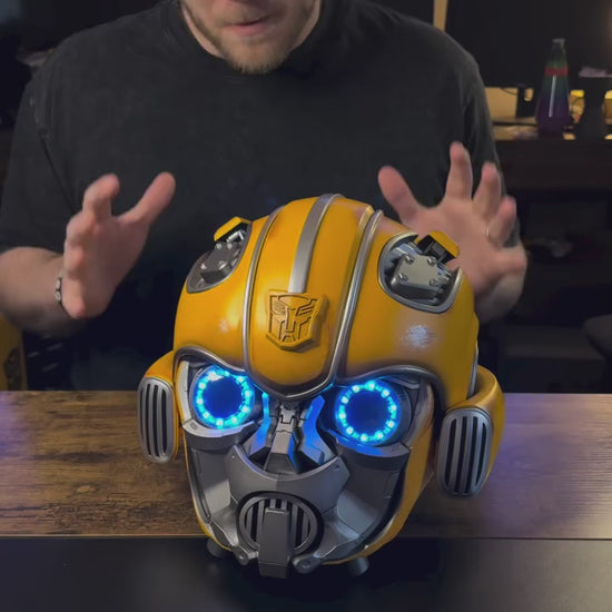 Killerbody 11 Scale Bumblebee Wearable Helmet and cannon blaster with Voice Control LED Lights