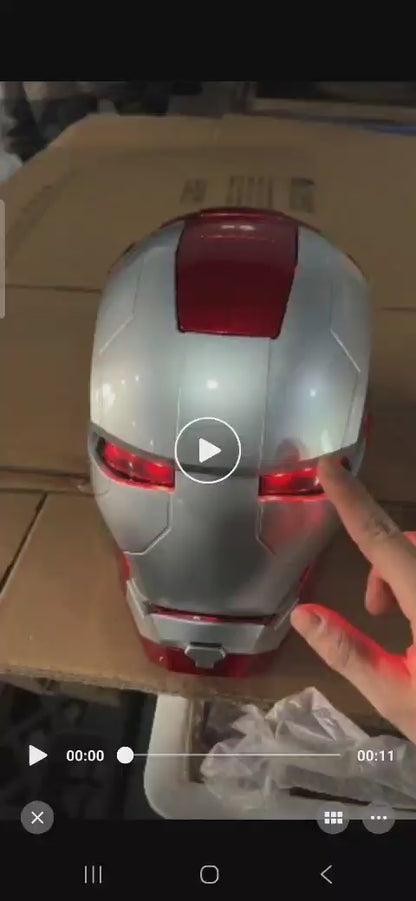 Iron Man Wearable Helmet with Touch Sensor & LED Lights