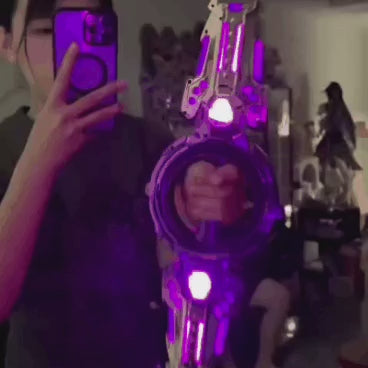 rotationg light sword with double head