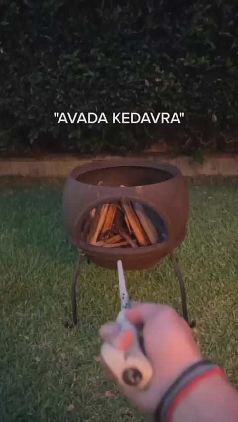 harry potter magic fire wand video