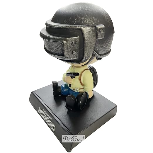 PUBG Bobblehead – 11 cm Car Dashboard Dolls with Helmets and Bases