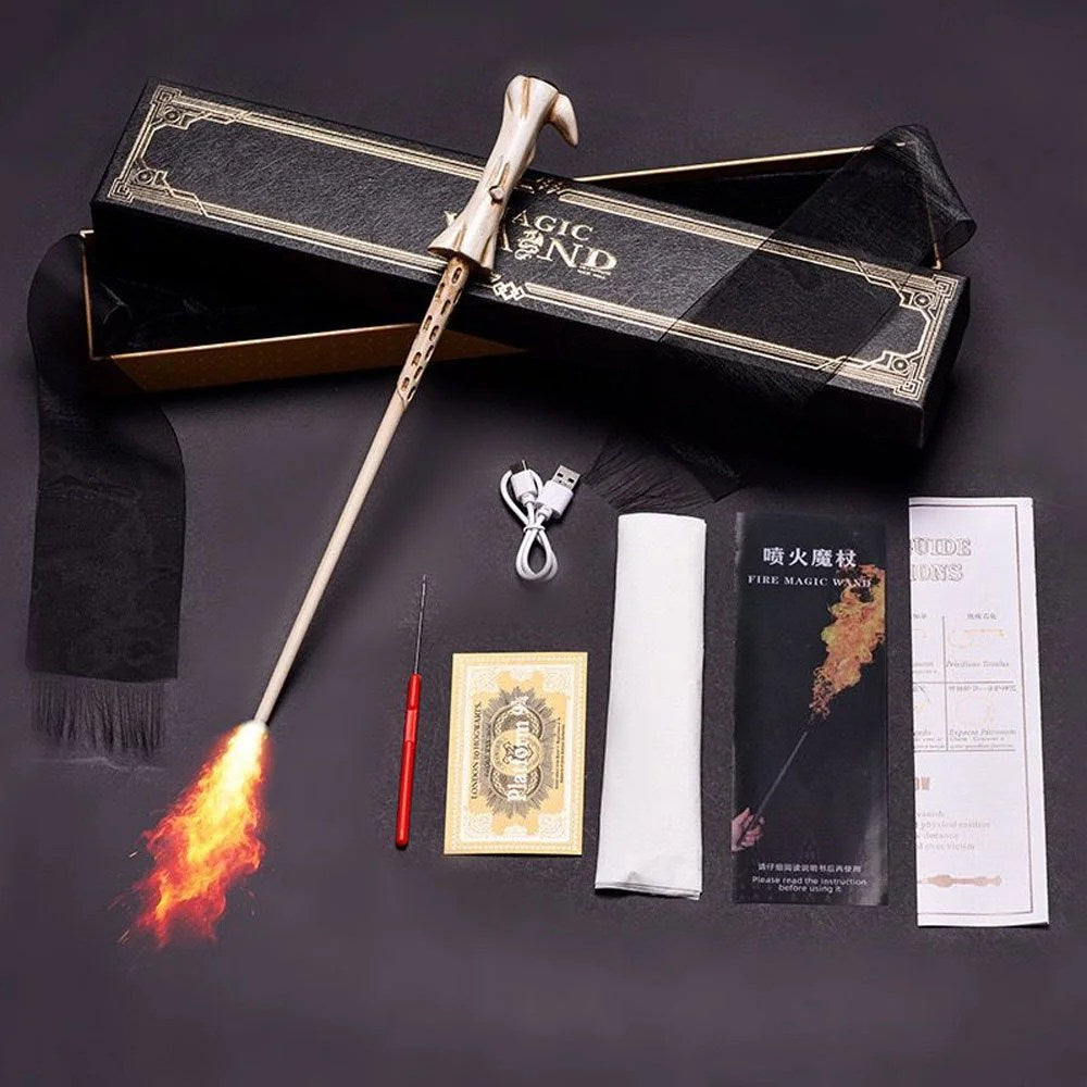 Harry Potter Fire Shooting Magic Wand 40 cm Rechargeable