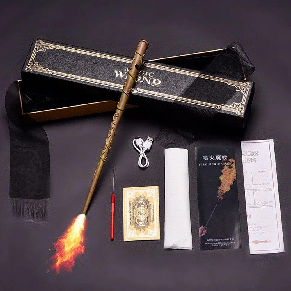 Harry Potter Fire Shooting Magic Wand 40 cm Rechargeable