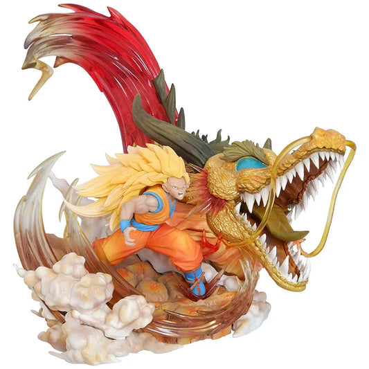Goku with Shenron Dragon Statue – Dragon Ball Z Anime Collectible - Drakon Lifestyle India