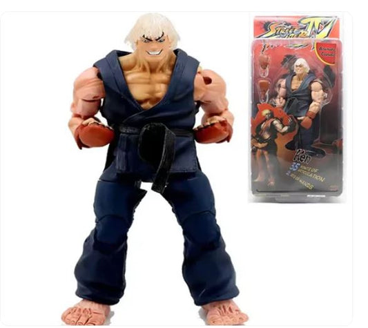 Ken Masters Street Fighter Action Figure – 7 Inch Collectible Toy